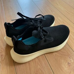 Native Shoes Black Slip-On Sneakers with Cream Sole - Women